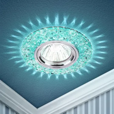 DK LD4 BL/WH Точечные светильники декор cо светодиодной подсветкой MR16, голубой