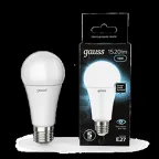 Лампа светодиодная LED 16 Вт 1520 лм 4100К А60 груша нейтральный E27 AC 220В Black Gauss