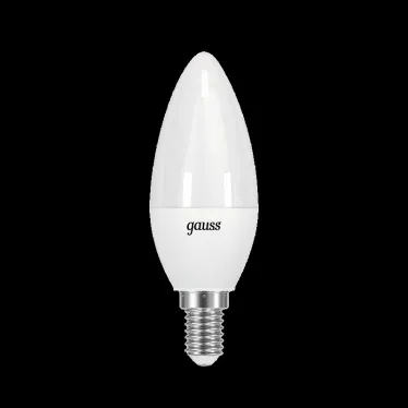 Лампа светодиодная LED 6.5 Вт 550 лм 4100К свеча нейтральный E14 AC 220В Black Gauss