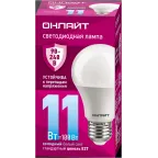                  Лампа светодиодная 11вт OLL-A55-11-230-6.5K-E27 PRO 90-240В ОНЛАЙТ
               