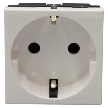 Mosaic Розетка с заземлением со шторками