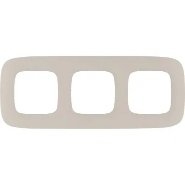 Valena ALLURE Рамка 3 поста слоновая кость универсальная