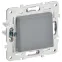 SKANDY Выключатель 1-клавишный проходной 10А SK-V02Gr серый IEK