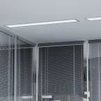 Светильник светодиодный ДПО 36 Вт 3200 лм 6500К AC 220В IP20 1200х180х19мм призма Офис Gauss