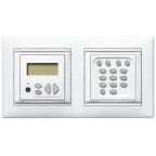 VALENA Рамка 2 поста горизонтальная белая