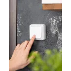 Рим Выключатель проходной одноклавишный 10А белый