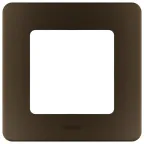 Рамка 1 пост INSPIRIA бронза