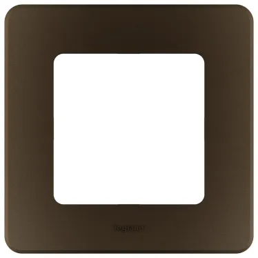 Рамка 1 пост INSPIRIA бронза