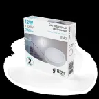 Светильник светодиодный ДБП 12 Вт 940 лм 4000К AC 220В Белый IP40 круг D135х32мм Пластик ЖКХ HALL Gauss