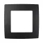 Рамка на 1 пост, Эра12, антрацит, 12-5001-05