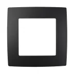Рамка на 1 пост, Эра12, антрацит, 12-5001-05