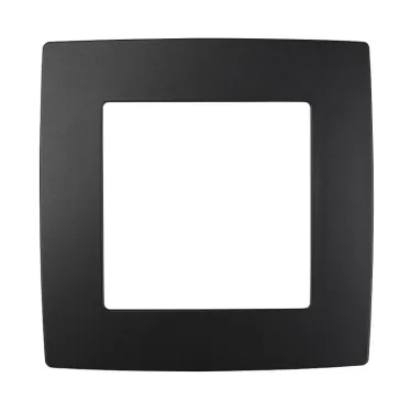 Рамка на 1 пост, Эра12, антрацит, 12-5001-05