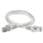 Патч-корд категория 5е FTP 0.5м PVC серый