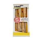 Набор отверток ударных SL/PH с деревянной рукояткой, 5 шт