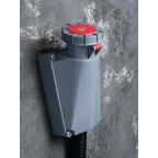 Розетка стационарная наружная 1442 3Р+РЕ 125А 380В IP67 PROxima