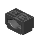 Одиночное кабельное крепление D 25-40 мм