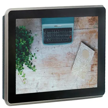 Панель оператора общепром. 9,7' емкостный экран, черная. Корпус: пластик, 1хEthernet, 2хRS485/232, 2xUSB, 24В DC