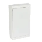 Щит распределительный навесной ЩРН-п-36 пластиковый, металлическая дверь