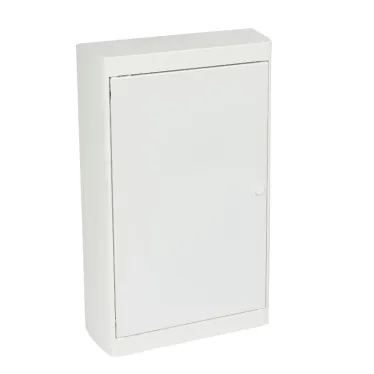 Щит распределительный навесной ЩРН-п-36 пластиковый, металлическая дверь