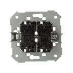 Кнопка двойная с подсветкой, 10А 250В, S82,82N, механизм