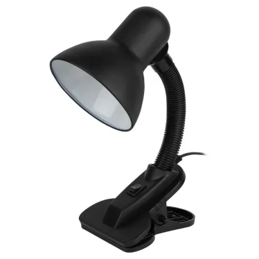 Светильник настольный на прищепке черный матовый N-102-E27-40W-BK