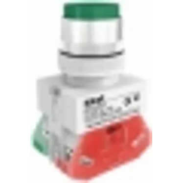 Кнопка зеленая ABLFP 22мм 220В ВK-22