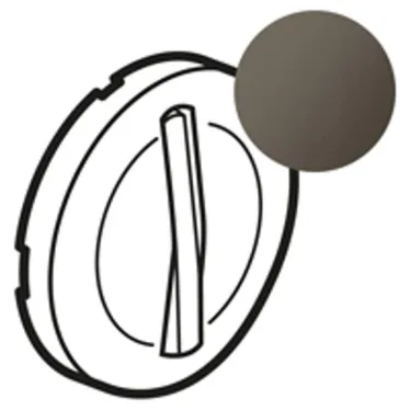 Celiane Лицевая панель контурной подсветки механизмов 067001/02/31/32 с тонкой клавишей графит