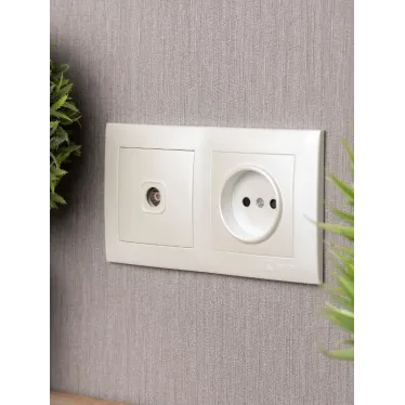 Валенсия Рамка 2-местная жемчуг