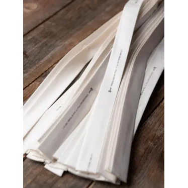 Трубка термоусаживаемая ТУТ нг 20/10 белая в отрезках по 1м PROxima