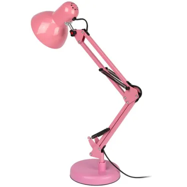 Настольный светильник розовый N-214-E27-40W-P