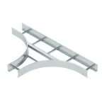Т-образная секция лестничного лотка 110х200 мм R-500 мм. Тип:
