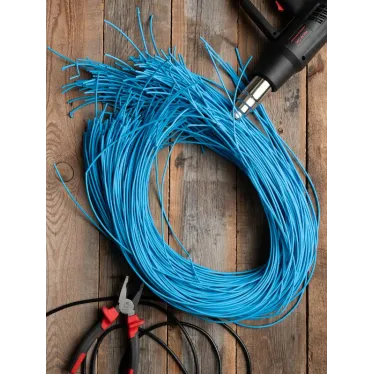 Трубка термоусаживаемая ТУТ нг 6/3 синяя в отрезках по 1м PROxima