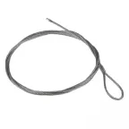 Трос стальной с петлей L-7м (2мм)