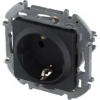 Розетка 2К+З немецкий стандарт 16 А 250 В~ INSPIRIA антрацит