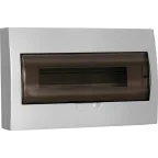 Щит распределительный навесной ЩРн-П-18 IP41 пластиковый белый прозрачная дверь