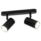 Светильник настенно-потолочный спот OL35-2 BK MR16 GU10 IP20 черный хром