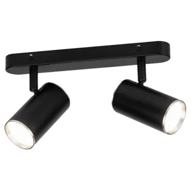 Светильник настенно-потолочный спот OL35-2 BK MR16 GU10 IP20 черный хром