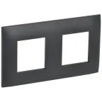 SKANDY Рамка 2-местная SK-F02T титан IEK