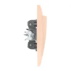 Валенсия выключатель 2-кл. 10А кремовый с индикатором