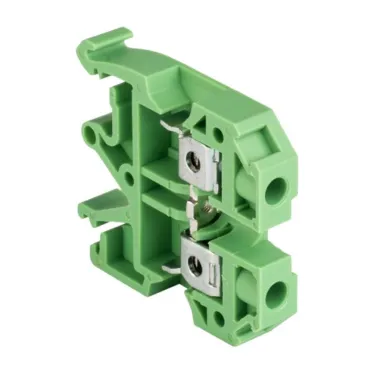 Клемма винтовая JXB- 6мм.кв зеленая