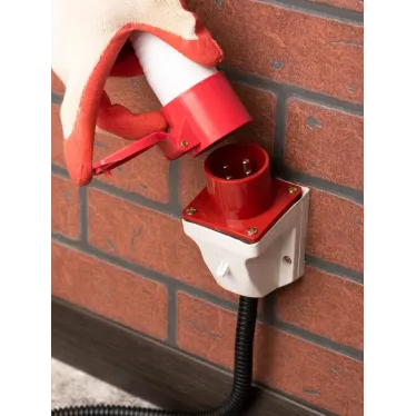 Вилка стационарная 514 3Р+РЕ 16А 380В IP44 PROxima