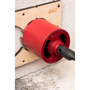 Коронка алмазная для дрелей (верхнее пылеудаление) DCH-82MHS M16 Professional