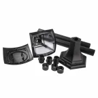 Светильник садово-парковый 4гран черный напольный 112см E27 IP44(У1) НТУ 07-40-002 Валенсия 4 (60)