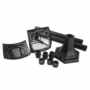 Светильник садово-парковый 4гран черный напольный 112см E27 IP44(У1) НТУ 07-40-002 Валенсия 4 (60)