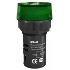 Лампа ADDS 22мм зеленая LED 22 24В AC/DC