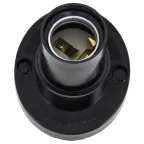 Патрон карболитовый настенный Е27 черный наклонный PROxima