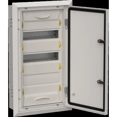 TITAN 5 Корпус металлический ЩРв-36 (1х36) 630х365х130мм IP31 серый (одна дверь)