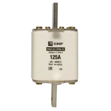 Вставка плавкая ППН-37 400/125А габарит 2