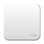 Выключатель одноклавишный наружный BLАNCА (cх.1) с изолирующей пластиной, 10А, 250B, белый