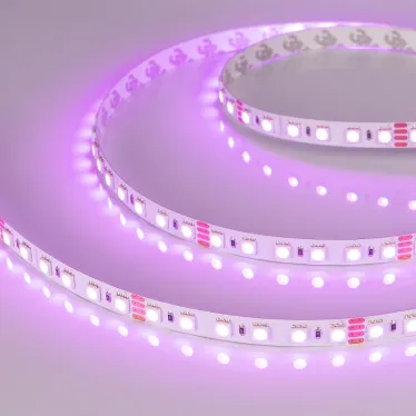 Лента RT-B84-10mm 24V RGB (21 W/m, IP20, 5060, 5m) (, Открытый)